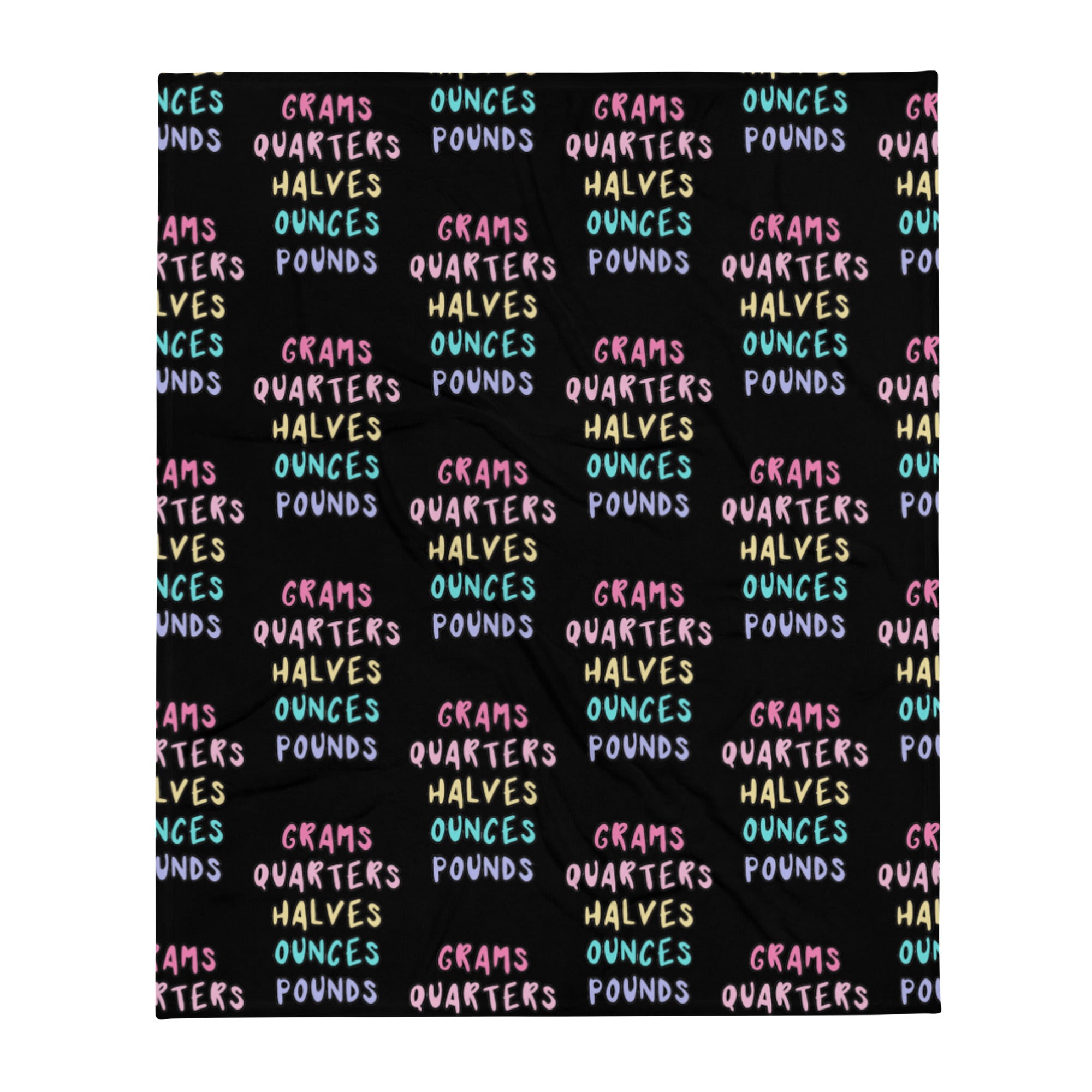 Cannapbell Pastel Weights Throw Blanket