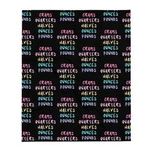 Cannapbell Pastel Weights Throw Blanket