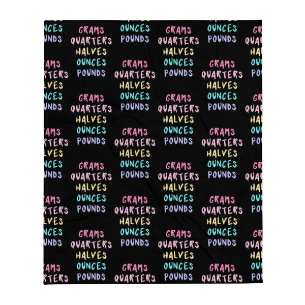 Cannapbell Pastel Weights Throw Blanket